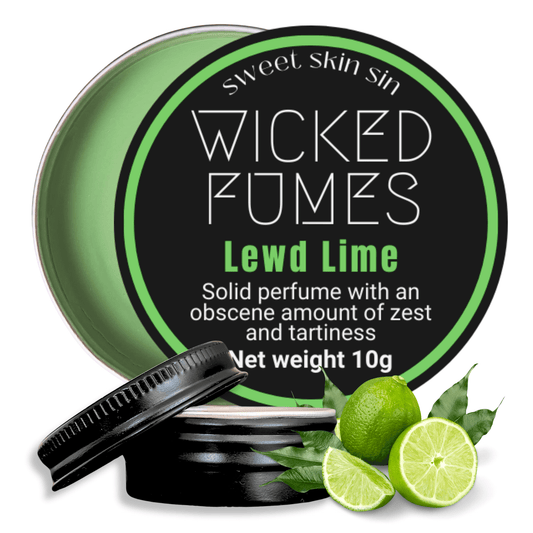 product image of lewd lime citrus scented gourmand solid perfume