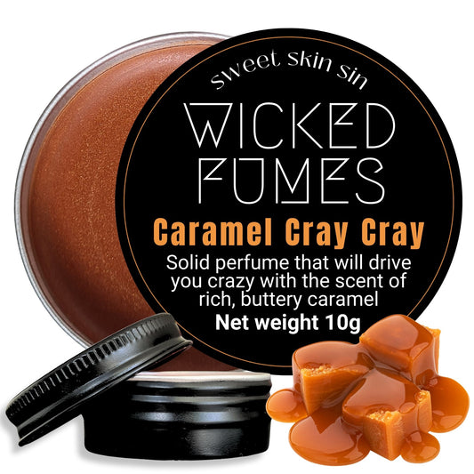 image of caramel cray cray solid perfume