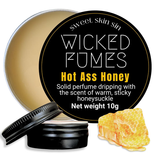 image of hot ass honey scented solid perfume
