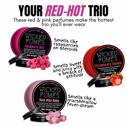 Red-Hot Perfume Trio - A Scorching Sweet Binge